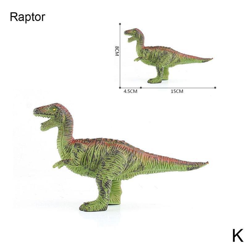 Simulation Little Dinosaur Model Toy Yrannosaurus Rex Wyvern Velociraptor Stegosaurus For Children Kids Birthday: K