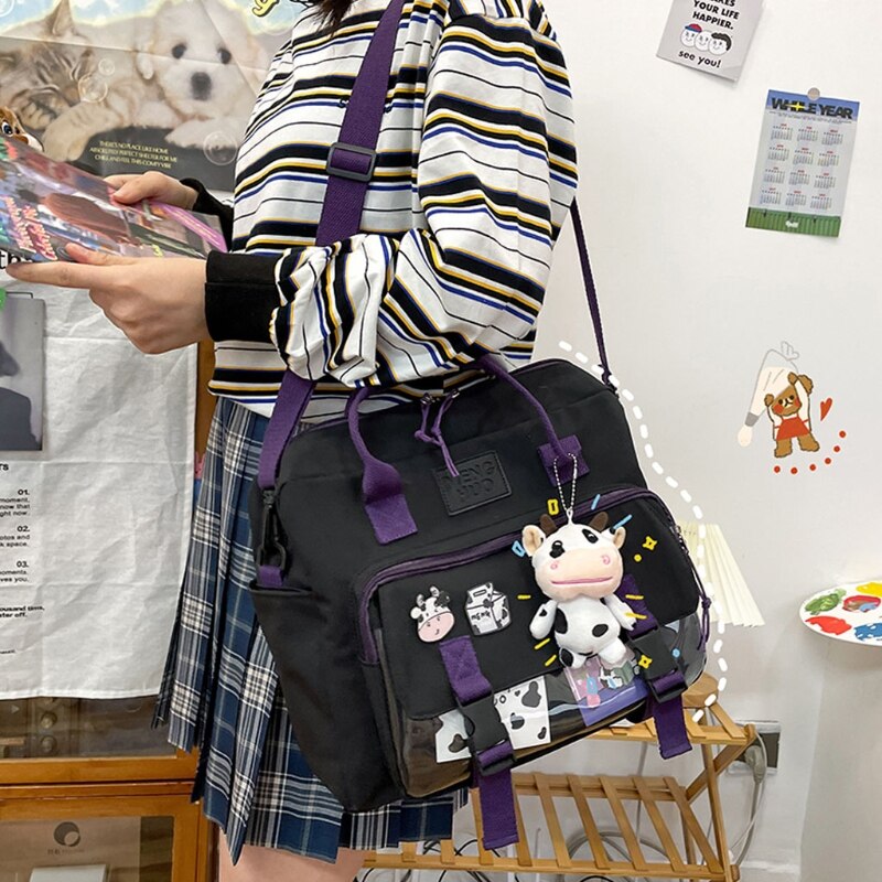 Multifunktionaler damenrucksack, tragbarer reiserucksack, kleiner schulrucksack für mädchen und teenager