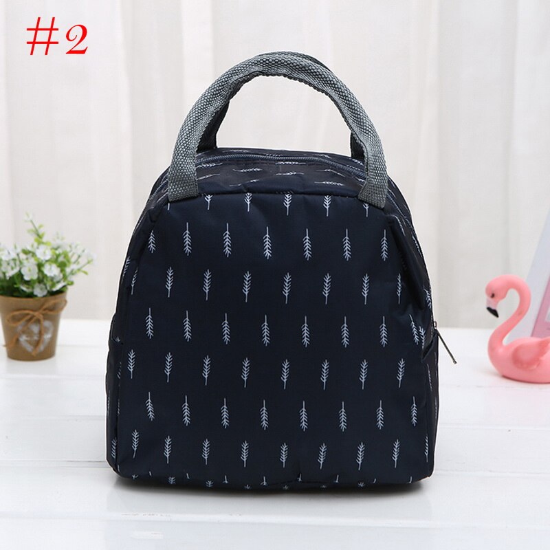 Portable Lunch Bag Women kids Thermal Insulated Lunch Box Tote Handbag Bento Pouch Dinner Container School Food Storage Bags: E471929