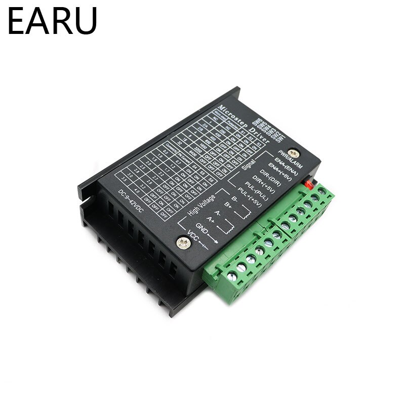 controlador de Motor paso a paso Microstep conductor Digital TB6600 DC9-42VDC Nema23 1 eje 2 Fase 4A enrutador CNC controlador