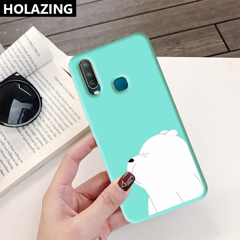 Funda delgada transparente de silicona Flexible TPU suave para Vivo Y19 Y17 Y15 Y12 Y95 Y91 Y85 U3X U3