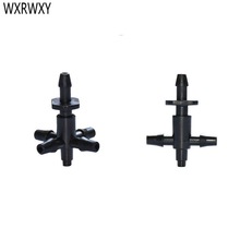 Tropfen pfeil 4 weg kreuz Stecker tropf 2 weg kreuz Wasser weichen Tropf bewässerung Adapter 3/8 mit Widerhaken stecker 20 stücke