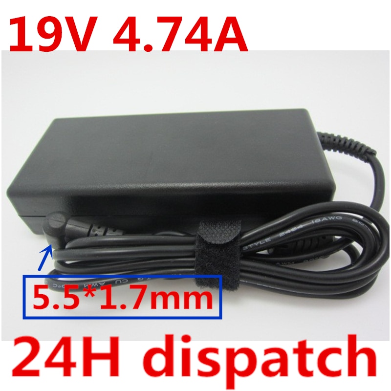 HSW 19 V 4.74A Laptop DC Ac Adapter Voeding lader voor Acer ADP-90CD DB PA-1900-04 PA-1900-24 PA-1900-32 PA-1900-34