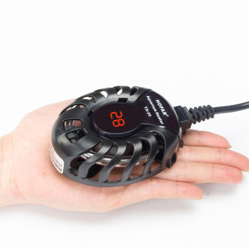 Calentador de agua de acuario de 50 W, controlador de temperatura Digital LED automático para acuario, barras de calentamiento para pecera de tortuga 220-240V