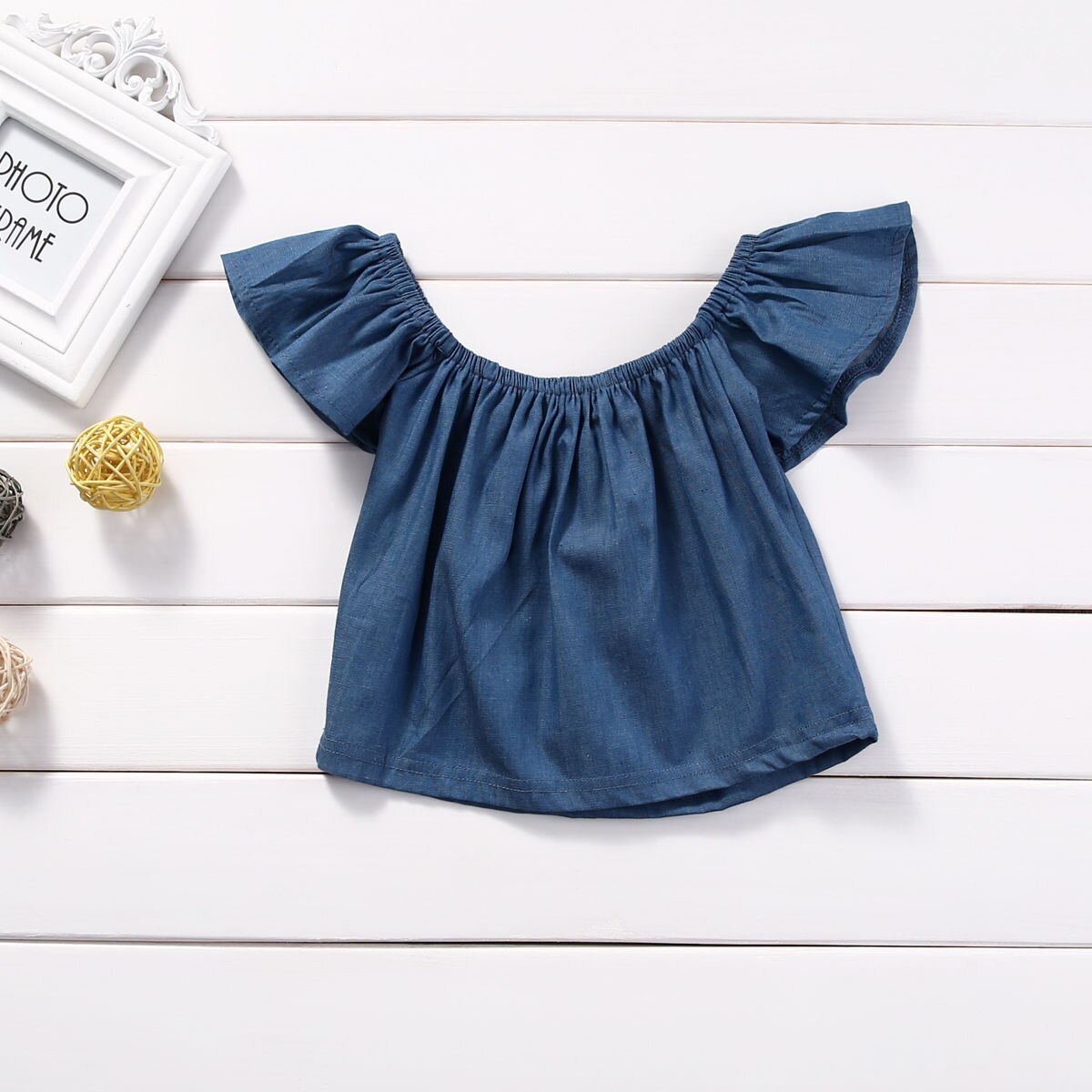 Peuters kinderen baby meisjes kleding tops truien korte mouwen t-shirts off shoulder t-shirts meisjeskleding
