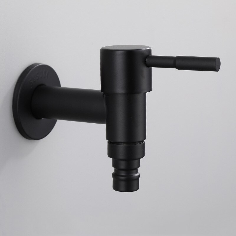 Stainless Steel Wall Mount Faucet Washing Machine Bibcock Brass Water Saving Decorative Outdoor Garden Mop Taps Torneira Parede: 01