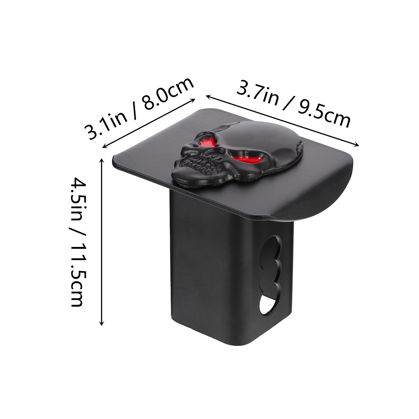 1pc Simple Trailer Hitch Cover Car Hitch Insert Cover Vehicle Parts Hitch Tube Cover Plug Hitch Caps Auto Accessory: F