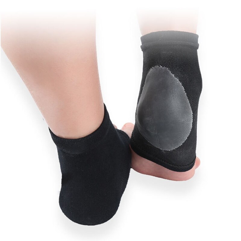 Nouveaux hommes femmes sport cheville anfissuré chaussettes talon douleur coussin Silicone Gel chaussette talon casquette chaussette hydratant cheville chaussette