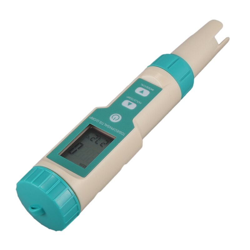 Digital Salinity Tester 7 in 1 ORP/Salinity/PH/TDS/EC/SG/TEMP Meter ORP Monitor Water Detector for Aquarium