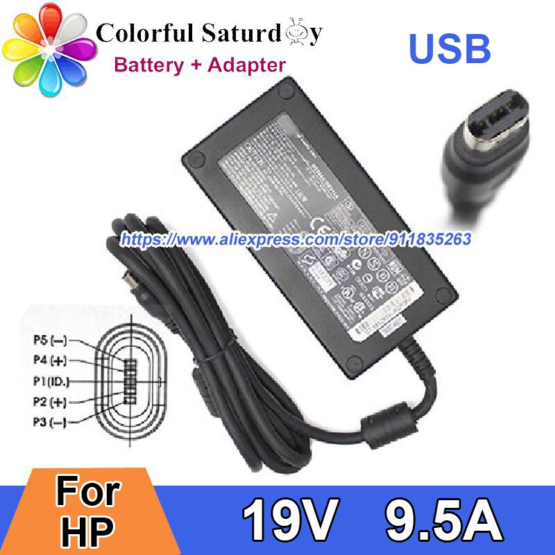 Echt 394902-001 19V 9.5A Power Adapter Voor Hp Pavilion ZD8000 ZD8100 ZD8200 ZD8300 ZD8400 ZV6000 ZV6100 ZV6200 serie Laptop