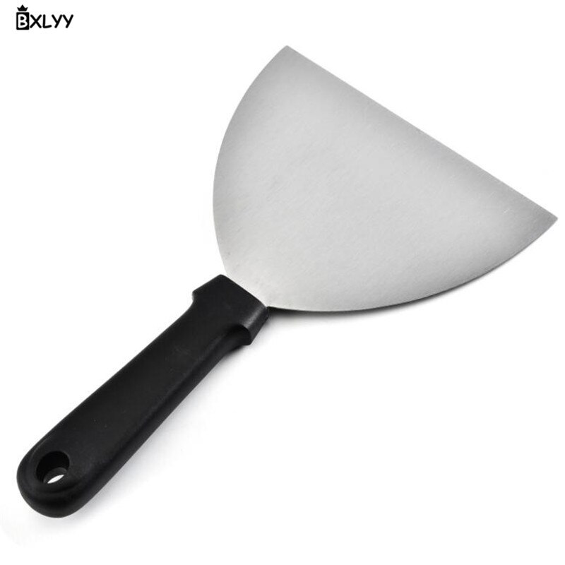 BXLYY nueva pala de acero inoxidable Teppanyaki pala de mano de plástico pala para panqueques accesorios de cocina chees.9z