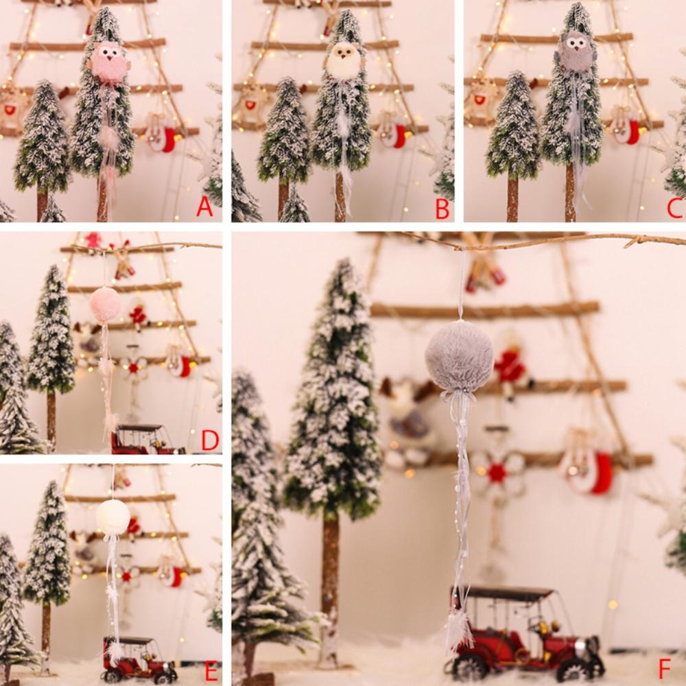 Christmas Ornaments Plush Pendant Christmas Doll Christmas Tree Plush Ball Christmas Tree Pendant