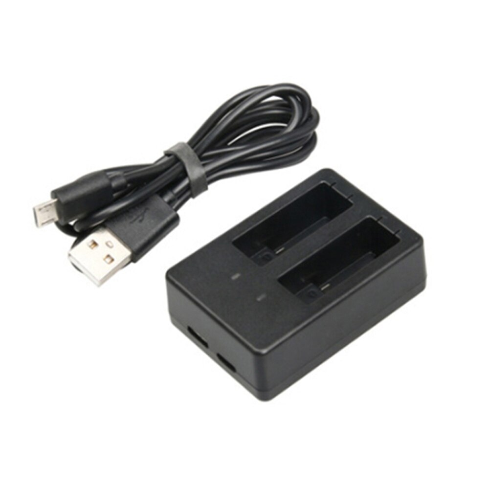 Cargador de batería para cámara de acción deportiva para GoPro Hero 5/6, Cable de estación de carga con dos baterías, para Go Pro Cam Hero 5/6