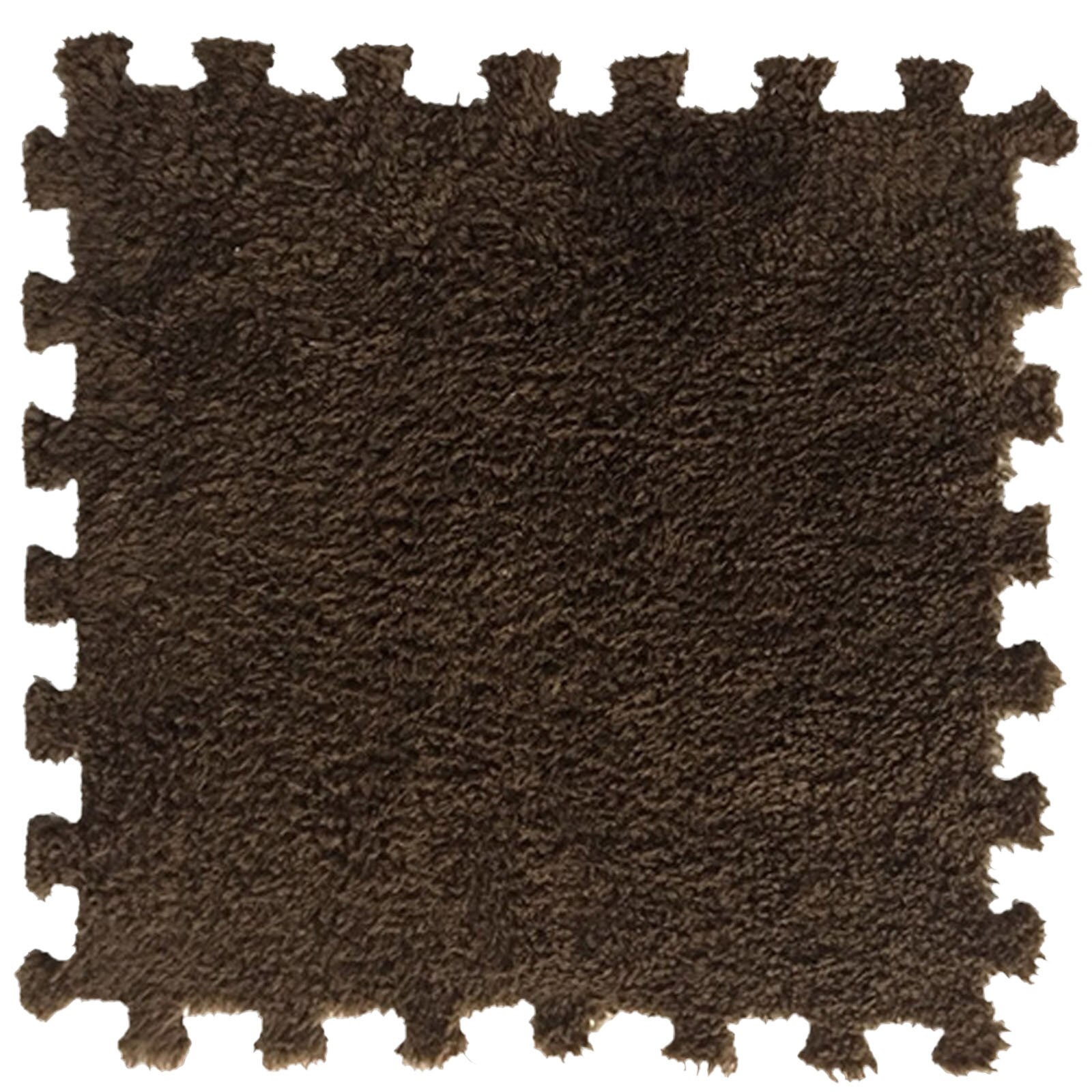 Tapis de carré Puzzle Polyester velours tapis en 14 couleurs bricolage épissage blocs de couleur décor à la maison: G