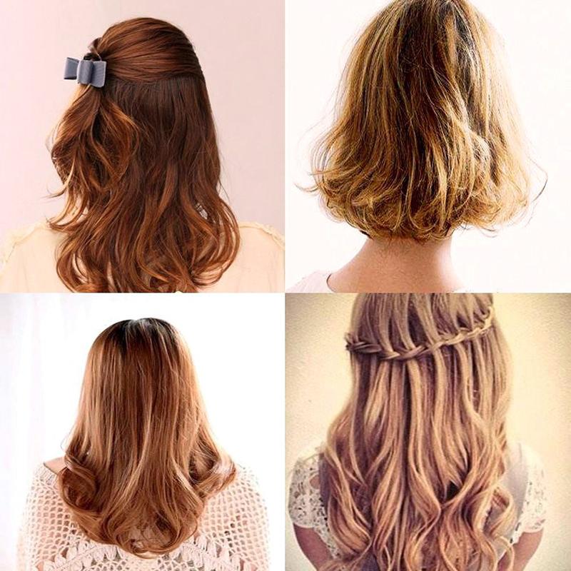 40 pakketten blauwe magische haarrollers haarverzorgingsrollers voor krullen siliconen krultangen slaapkapsel tools accessoires