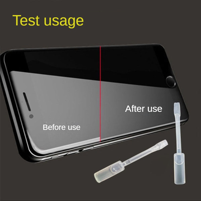 10 stks Mobiele Telefoon Rand Witte Rand Verwijdering Vloeistof Ontvetten Filler Film Plakken Tool Puur Natuurlijke Witte Rand Reparatie Vloeistof