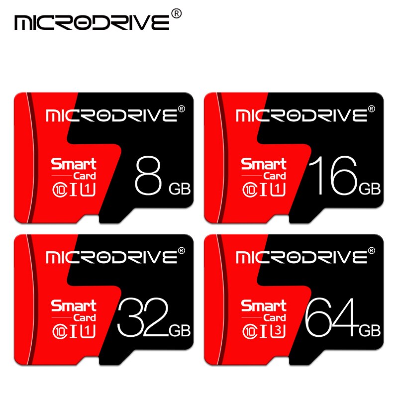 Microdrive Micro Sd 32 Gb Geheugenkaart 64 Gb Microsd 128 Gb Micro Sd Hoge Snelheid Kaart 32 Gb 16 Gb Micro Sd kaart 8 Gb Sd Kaarten