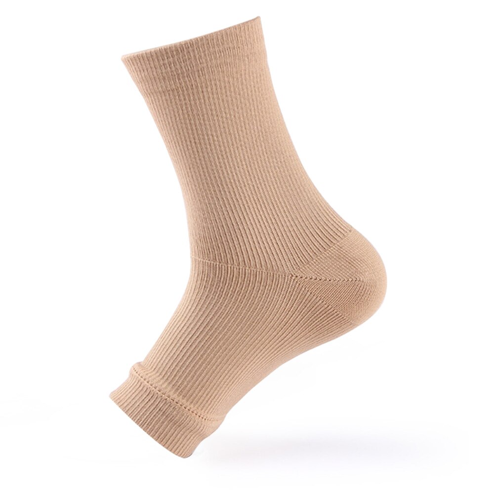 Compression Stockings Compression Socks Machine Washable Protect Ankles Best Plantar Fasciitis Reliever Nylon Fabric: Khaki / S to M