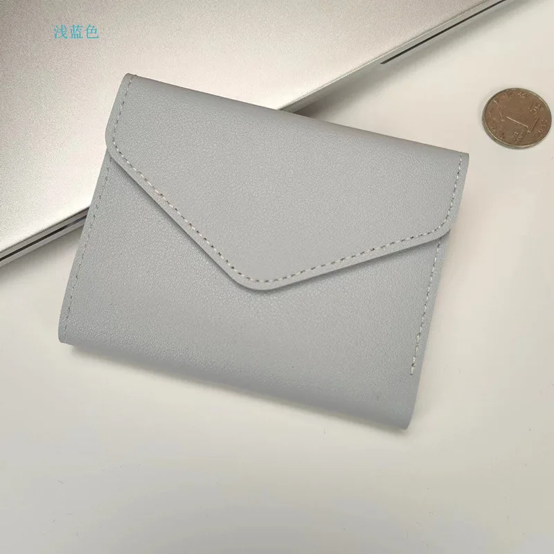 Cute Wallets for Women Small Hasp Girl Credit Card Holder for PU Leather Coin Purse Female Wallet Short Purses for Women: green