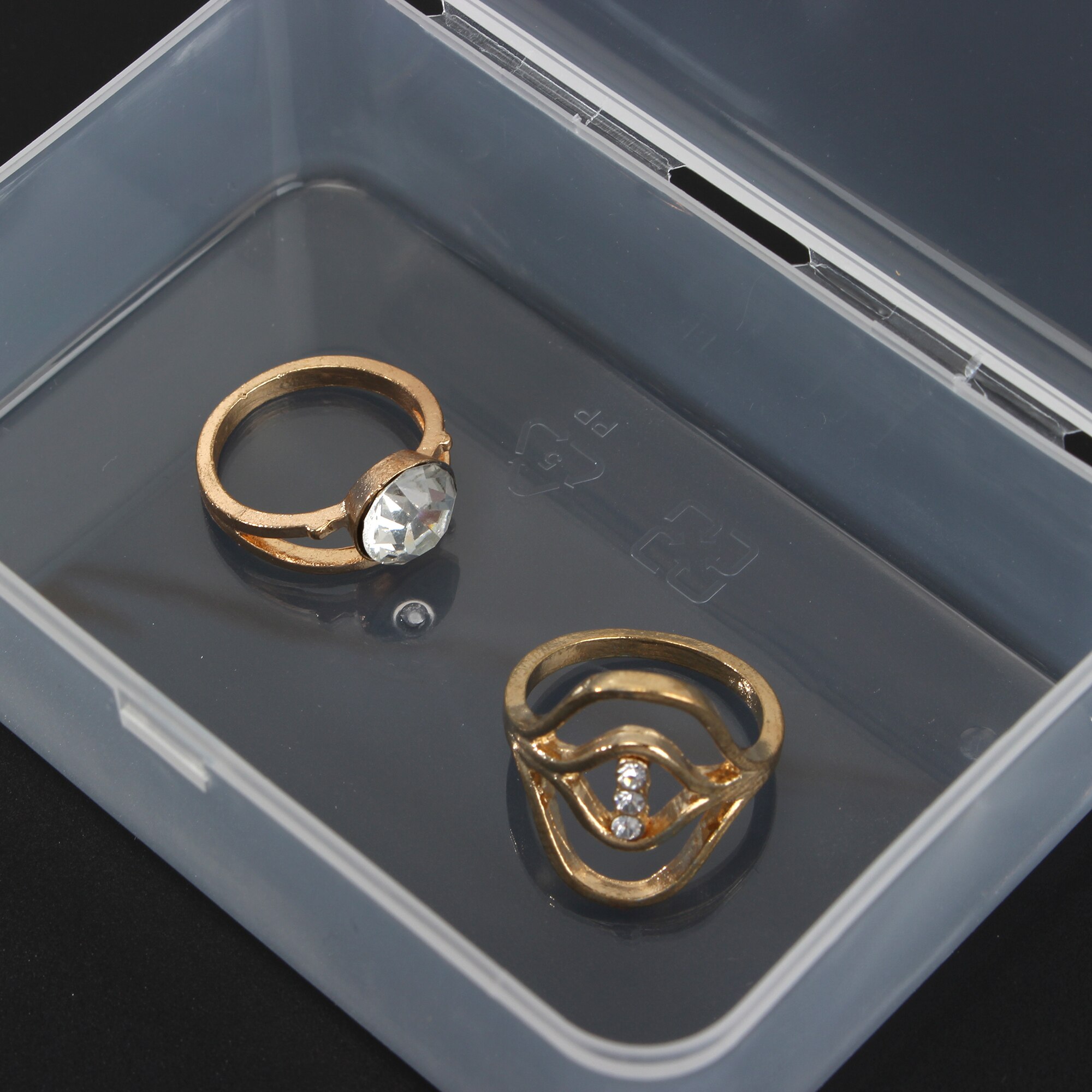 Cable Storage Box Transparent Plastic Data Line Storage Container for Desk Stationery Makeup Organizer Key Jewelry Box Organizer