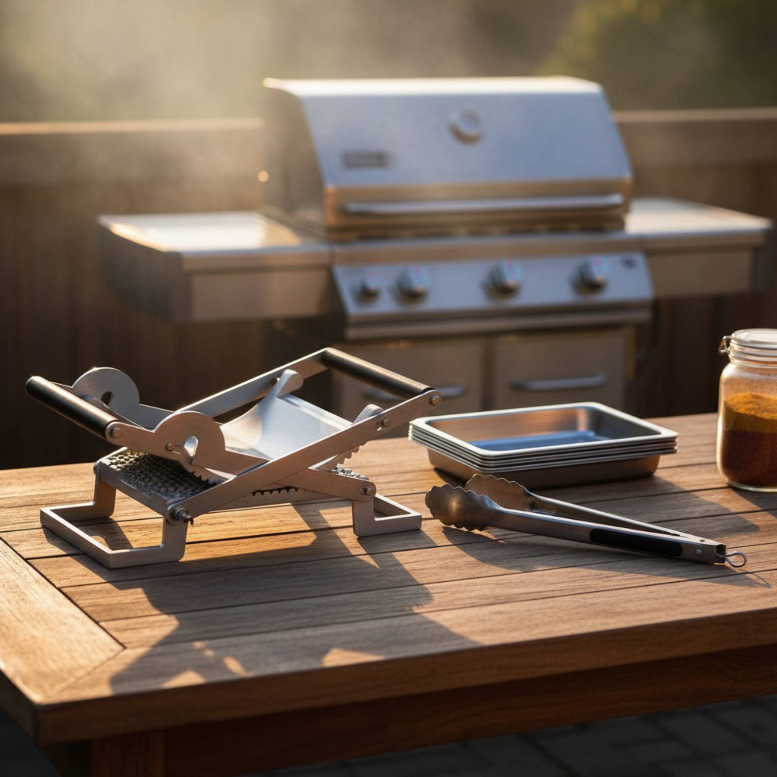 Manual Meat Tenderizer Tenderizes and Flattens Meat Flattener Press Schnitzel Fabricator Press Enhances Marinade Absorption