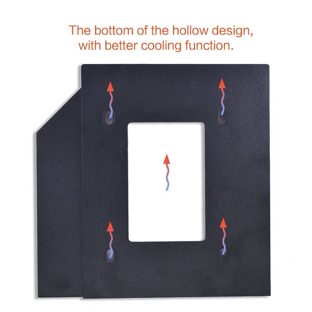 Tishric Sata Hdd Caddy Ssd 9.5Mm 12.7Mm Hdd Behuizing Harde Schijf Behuizing Hard Disk Case Voor Laptop CD-ROM DVD-ROM Optische Bay