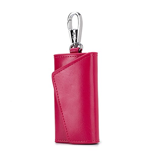 Comforskin homens multinacional chave governanta moda marca feminina porta-chaves recém-chegados mini sacos de cartão caso chave 2019: Rose Red