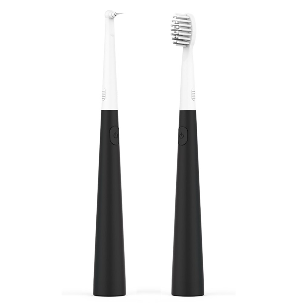 Multifunctionele Dubbele-Head Elektrische Tandenborstel Voor Tandsteen, Tandheelkundige Vlekken, Tandplak, Rook Vlekken, dental Cleaning: 1pc black