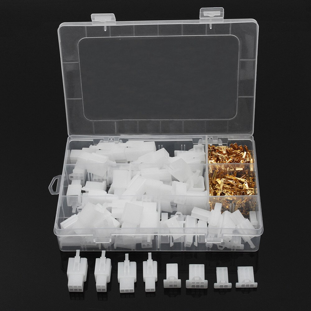 Elektrische 2,8mm 2 3 4 6 Stift Auto Stecker Terminal Für Motorrad 40 setzt Kabel Draht Auto Stecker Endgeräte Bausatz