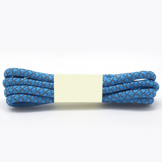 1 Paar Lichtgevende Fluorescerende Sneaker Shoestrings Sport Schoenveters Reflecterende Ronde Touw Schoenen Kant Licht Schoenveter Schoen Accessoires: Blauw / 120 CM