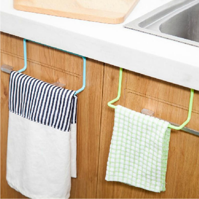 Køkken over dør arrangør badeværelse hylde håndklæde skab bøjle hylde til køkkenartikler tilbehør værktøj 10 – Grandado