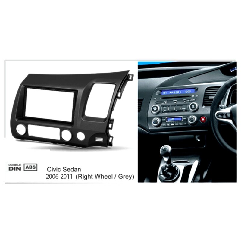 Autoradio-fascia geschikt voor Hyundai 2006-2011