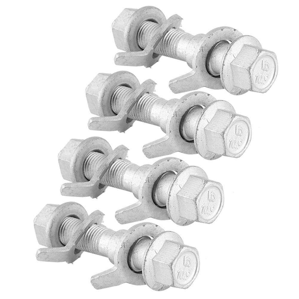 Camber Bolts Car Accessory 4pcs 0 67in Adjustable Camber Bolts Kit 4 Wheel Positioning Alignment 10 9 Wheel Cam