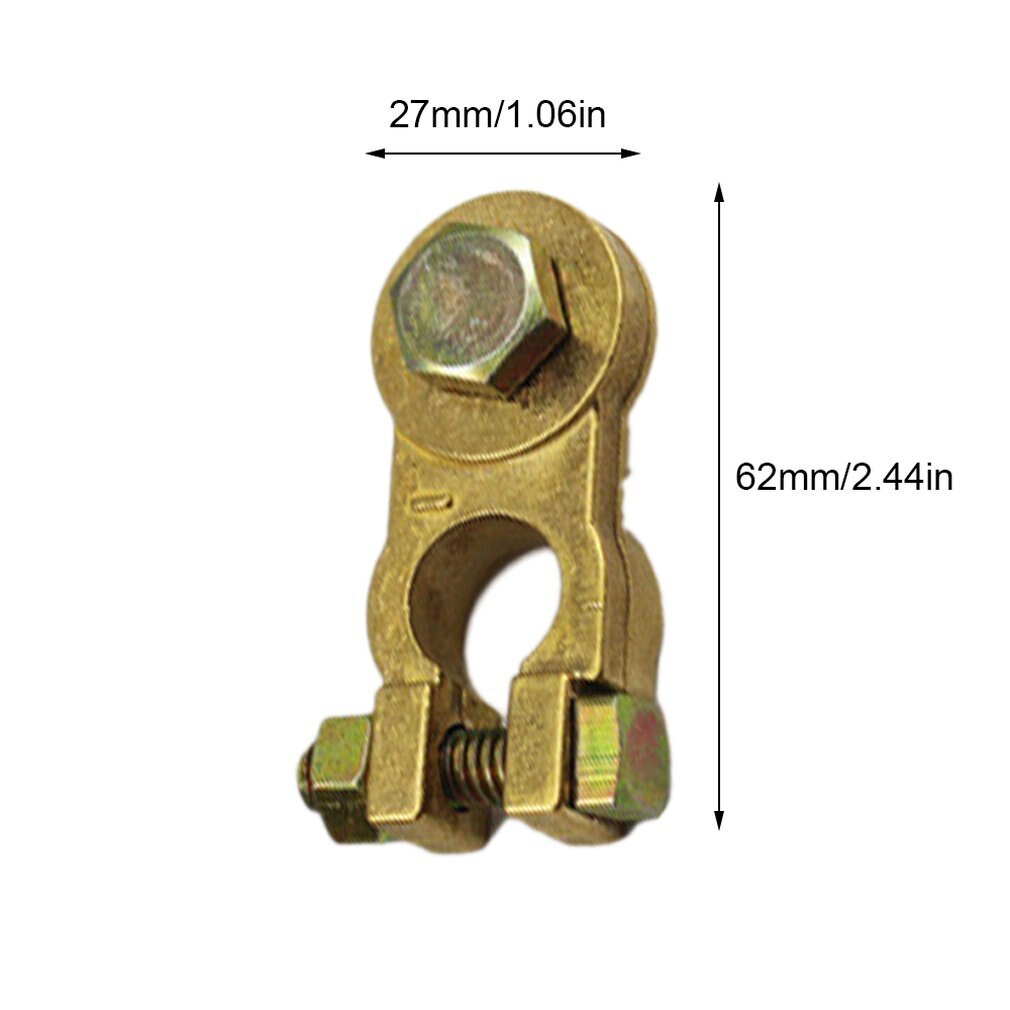 Verdickt Reinem Kupfer Auto Batterie Anschluss Clip Batterie Terminal Haufen Kopf Batterie Zangen Batterie Kopf Korrosion Widerstand