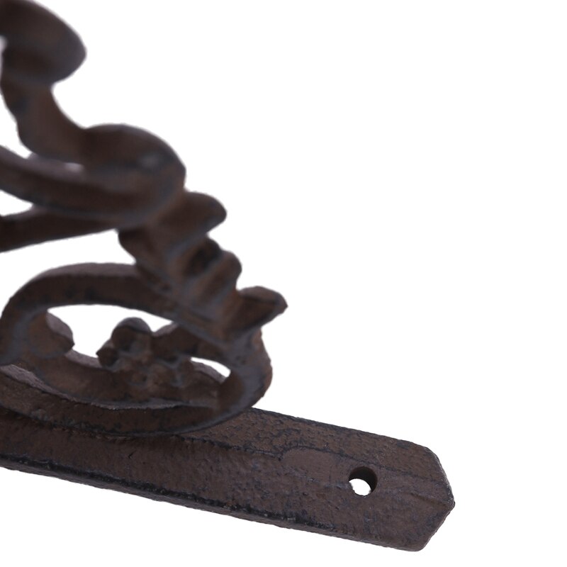 Cast Iron Wall Bell Rustic Style Manually Shaking Wall Hanging Doorbell Outdoor Wall Mounted Bell for Garden Patio