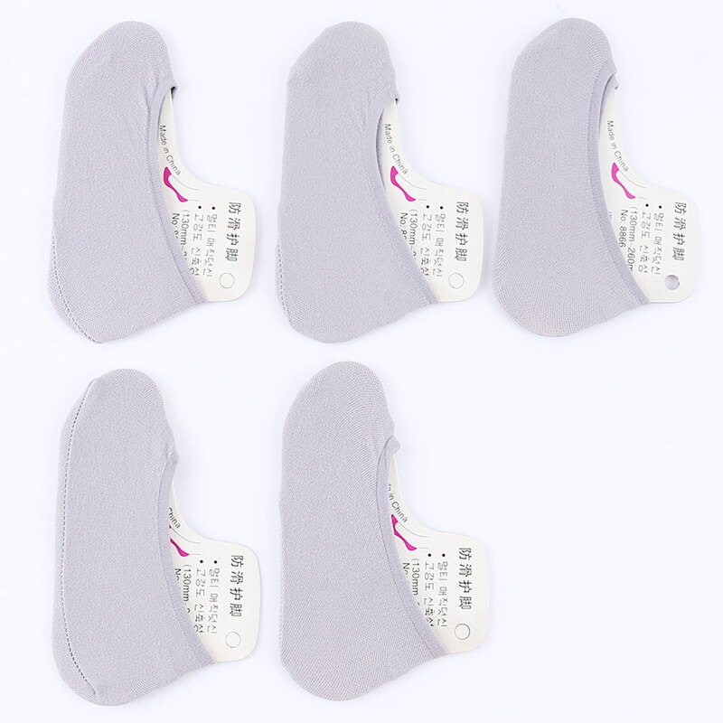 5 Paia Calzini Bassi Traspiranti Invisibili - Calzini Estivi Donna - Cotone Elastico Casual