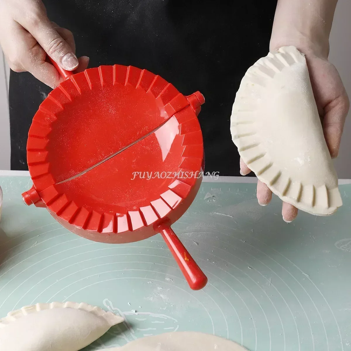 Molde de plástico para fazer bolinhos, prensa de massa manual, clipe de bolinho, faça você mesmo, ravioli, torta, molde, ferramentas de cozinha, acessórios de cozinha