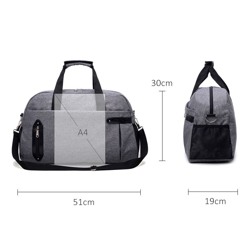 Scione kabin bagasje håndveske arrangør kvinner stor kapasitet reise koffert menn enkel sport helg skulder tote bag