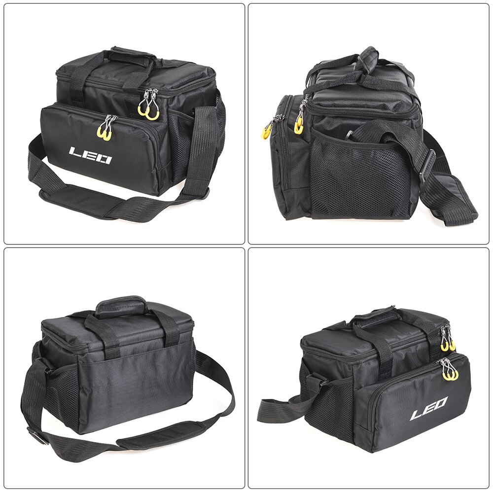 Multifunctional Fishing Lure Reel Bag 32 * 23 * 20cm Fishing Storage Bag Case Carp Fishing Shoulder Bag