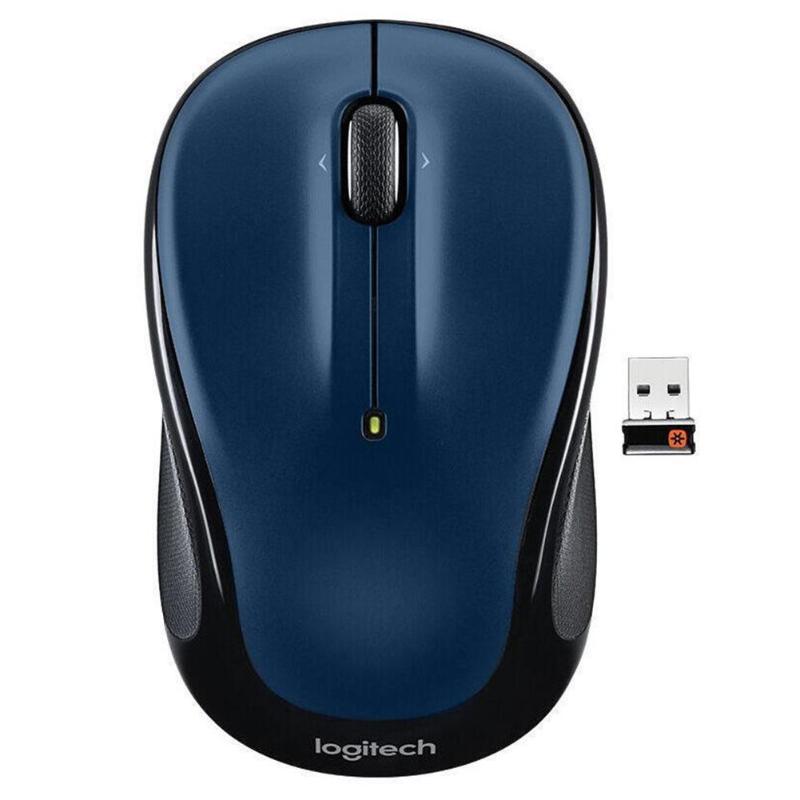 Logitech  m325 trådlös mus tyst mus med 3 knappar 1000 dpi 2.4 ghz spelmus fyrvägsrulle för mac os/fönster