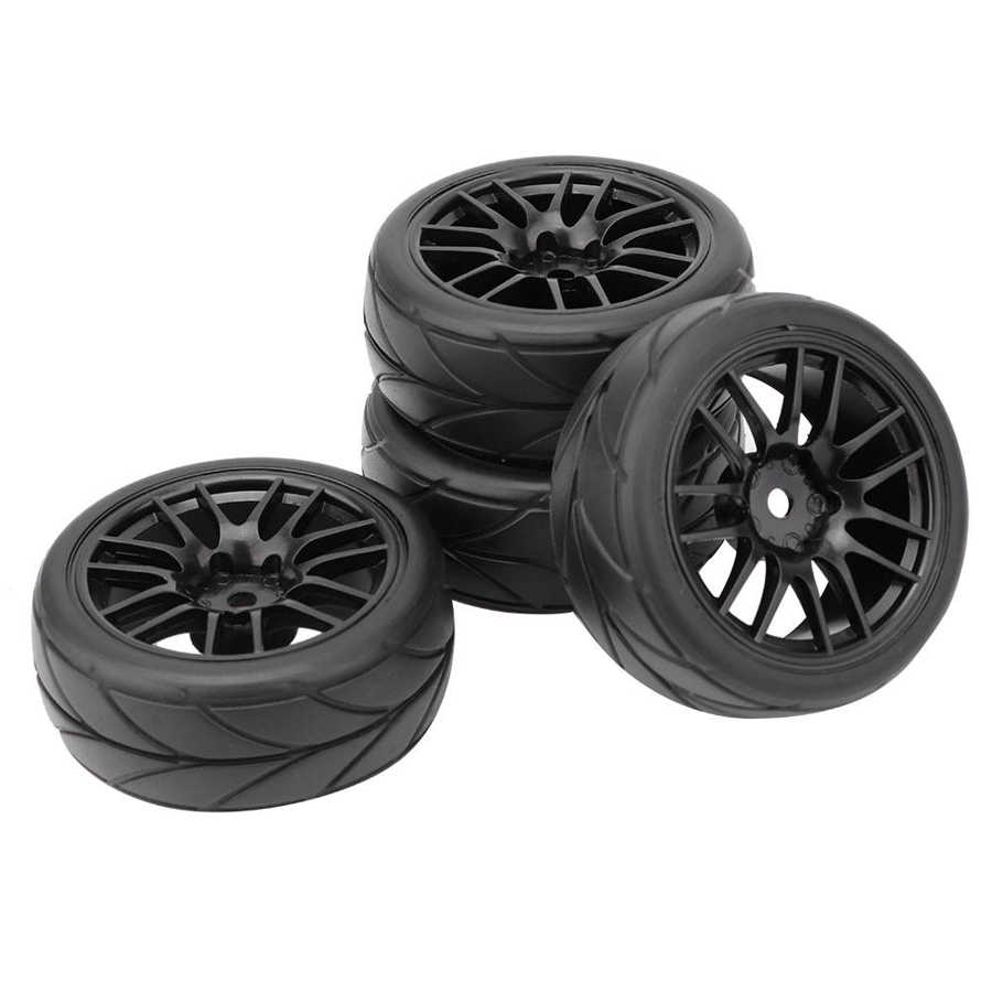 4PCS 1/10 Drift Tyres Wheels For 12mm Hex HPI Tamiya WRC TT02 XV01 - Foto 6
