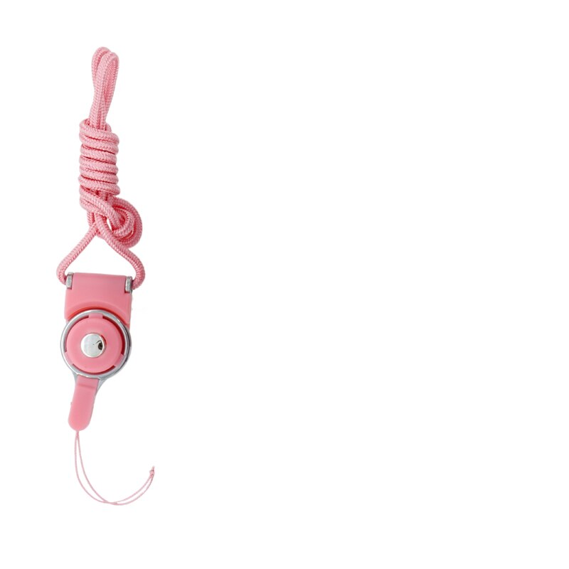 Ascromy Detachable Long Neck Straps Band Lanyard for iPhone X XS Xiaomi Redmi Note 5 Cell Phone Camera Key ID Card Badge Holder: Pink