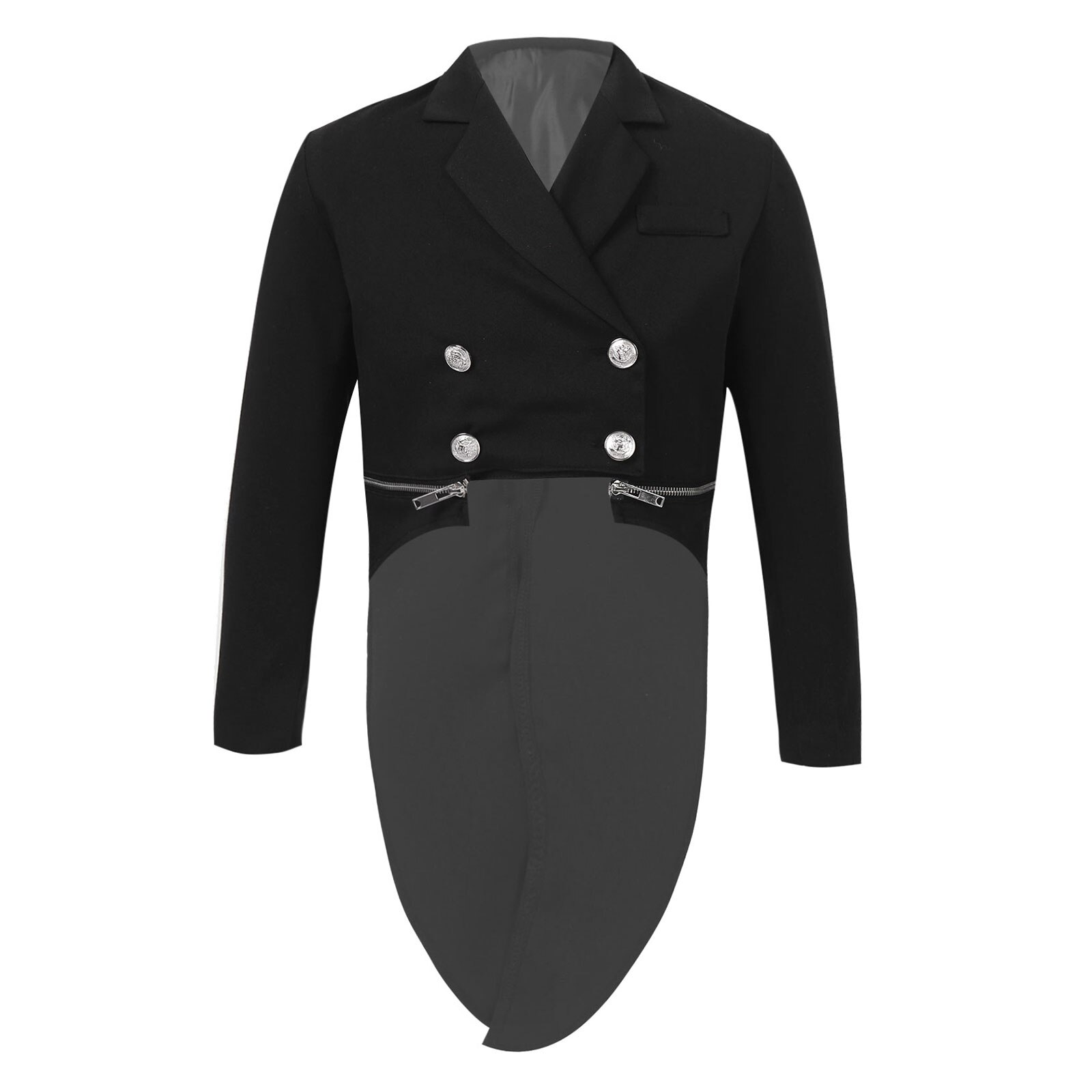 Traje de esmoquin para niños, chaqueta de manga larga, abrigos de golondrina para niño, traje Formal de actuación de , disfraz de Navidad: 12