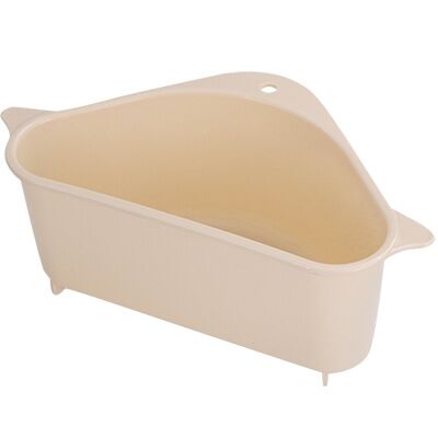 Tamis à égouttoir pour vaisselle, accessoires d'évier de cuisine, organiseur de porte-vaisselle: beige