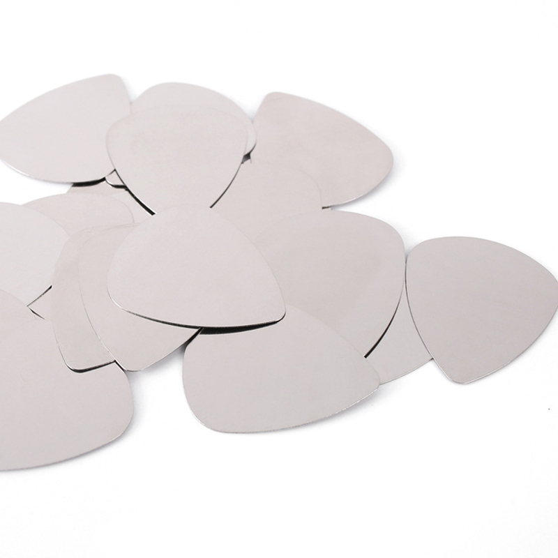 10 stks/pak Plectrums Plectrum 0.3mm Rvs Metalen Elektrische Gitaar Bas Picks Plectrum Gitaar Onderdelen & Accessoires GYH