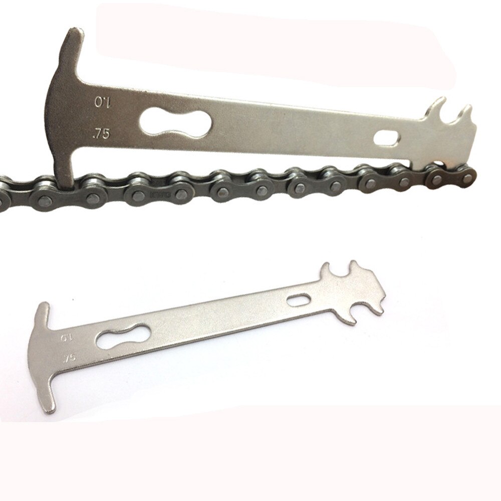 Portable Bike Chain Wear Indicator Gauge Checker Stretched Tool Cycling Bicycle Chain Repair Accessories X#2