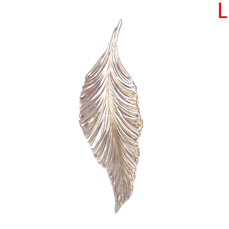 Sliver Gold Boom Blad Koper Meubilair Keuken Handles Kabinet Knop Voor Garderobe Lade Woonaccessoires: SVL