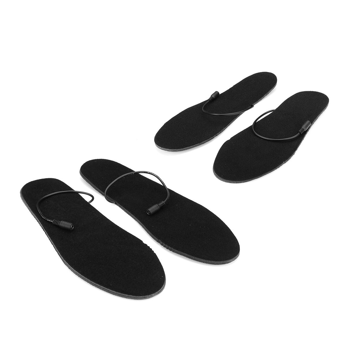 1/2/3/4 Pair USB Heated Insoles Foot Warming Pad Feet Warmer Sock Pad Mat Outdoor Sports Heating Shoe Insoles Winter Warm