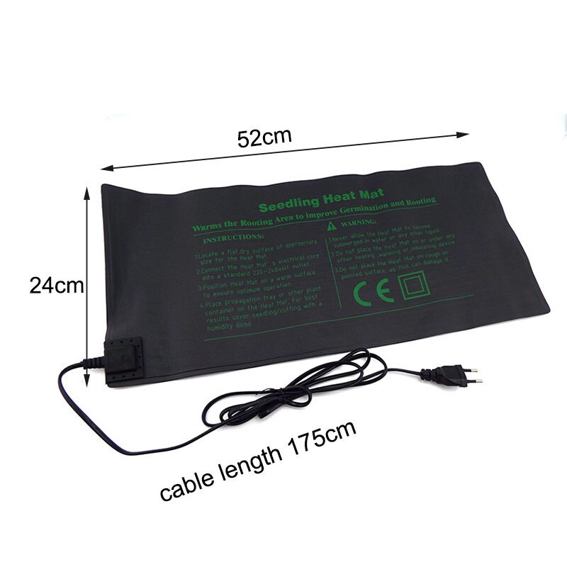 Plant Seedling Heating Mat Seed Nursery flower Starter Pad Waterproof Germination Propagation Clone 110V/220V Garden Supplies P1