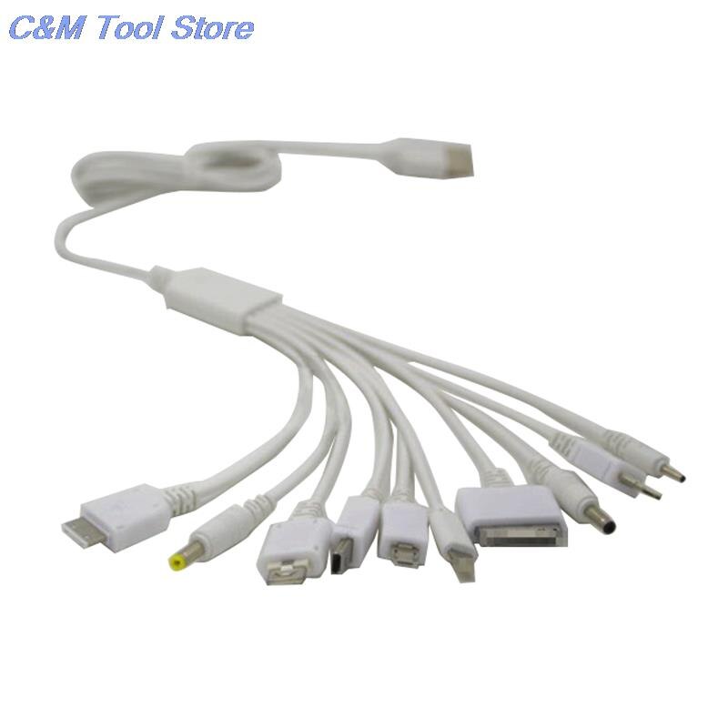 10 In 1 Pin Kabel Charger Usb Adapter Gegevens Draad Voor Psp Computer Kabels Multifunctionele Usb Data Transfer Kabel Universele multi